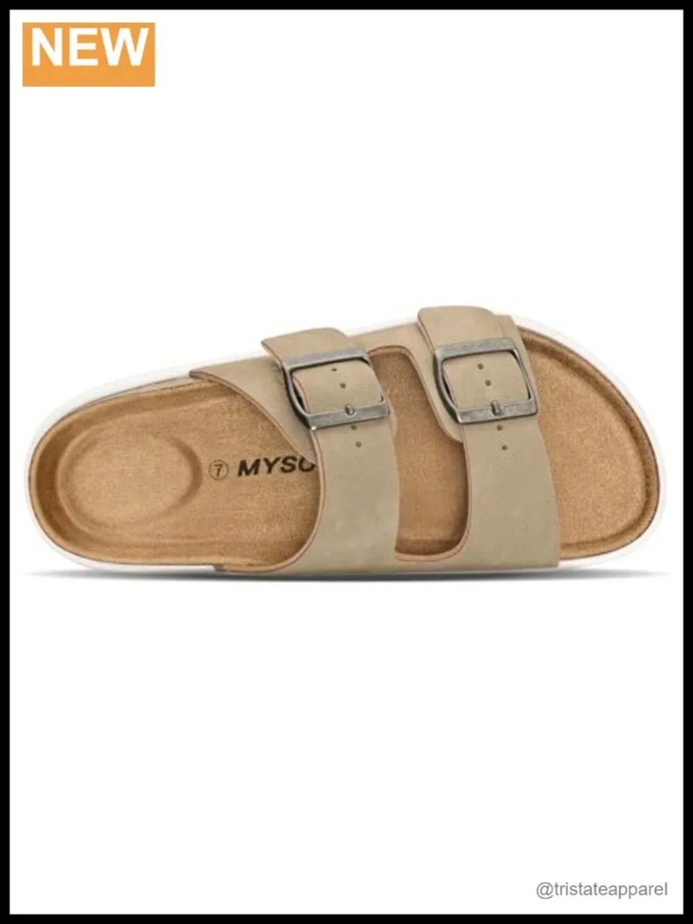 Comfortable Arch Support Cork Footbed Platform Wedge Sandals with Adjustable